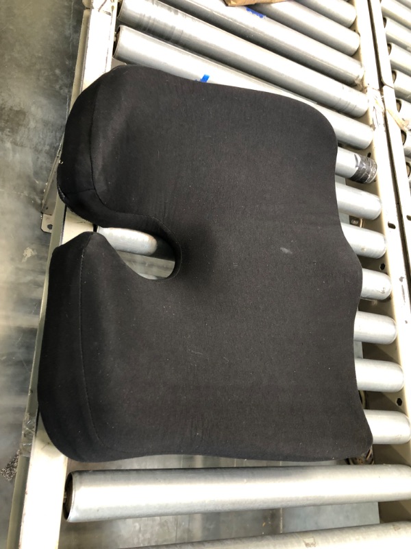 Photo 1 of Cushion Lab Patented Pressure Relief Seat Cushion for Long Sitting Hours on Office & Home Chair - Extra-Dense Memory Foam for Soft Support. Car & Chair Pad for Hip, Tailbone, Coccyx, Sciatica - Black
