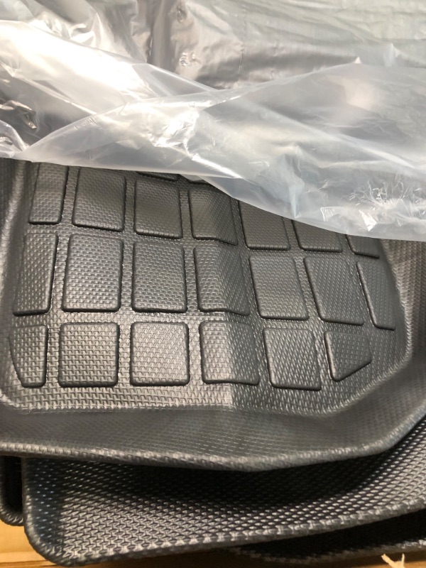 Photo 2 of TAPTES Floor Mats Liner Full Set for Model Y 2023 2022 2021,for Tesla Model Y Floor Mats 2021-2023 All Weather TPE Floor Frunk Trunk Mats Cargo Accessories,Waterproof Interior Accessories 5 Seater