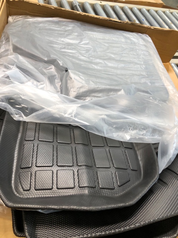 Photo 1 of TAPTES Floor Mats Liner Full Set for Model Y 2023 2022 2021,for Tesla Model Y Floor Mats 2021-2023 All Weather TPE Floor Frunk Trunk Mats Cargo Accessories,Waterproof Interior Accessories 5 Seater