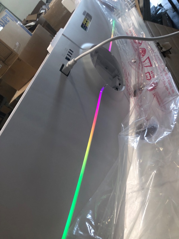 Photo 1 of Sceptre IPS 43.8 inch UltraWide 32:9 LED Monitor 3840x1080 up to 120Hz DisplayPort HDMI USB Type-C HDR600 AMD FreeSync Premium Build-in Speakers and remote, Nebula White (E448B-FSN168)