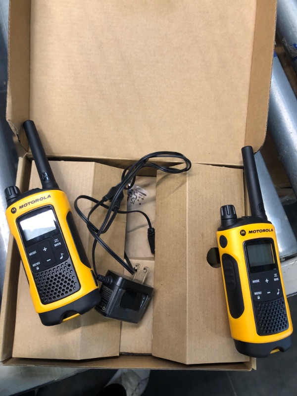 Photo 2 of Motorola Emergency Preparedness Edition 2-Way Radio (Yellow, 2-Pack)