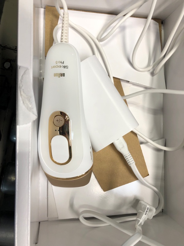 Photo 5 of Braun IPL Long-lasting Hair Removal System for Women and Men, NEW Silk Expert Pro 5 PL5347, Head-to-toe Usage, for Body & Face, Alternative to Salon Laser Hair Removal, With 3 Extra Caps