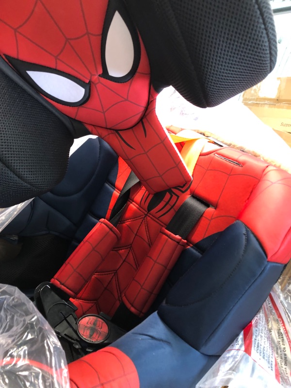 Photo 4 of KidsEmbrace Marvel Spider Man Safety Vehicle Combination 5 Point Harness High Back Booster Car Seat for Ages 12 Months to 10 Years Old

