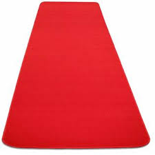 Photo 1 of 16 ft x 2ft red floor mat