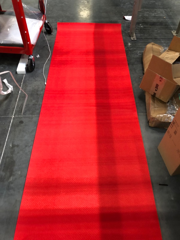 Photo 4 of 16 ft x 2ft red floor mat