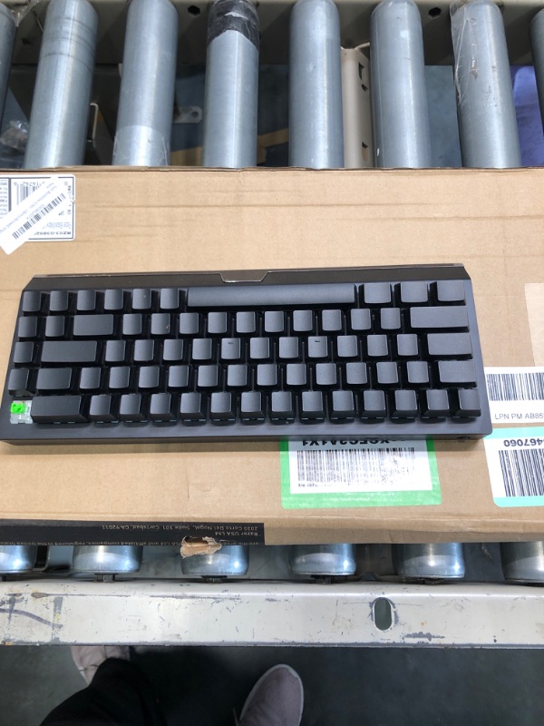 Photo 2 of Razer BlackWidow V3 Mini HyperSpeed 65% Wireless Mechanical Gaming Keyboard: HyperSpeed Wireless Technology -Yellow Mechanical Switches- Linear & Silent - Phantom Pudding Keycaps - 200Hrs Battery Life BlackWidow V3 Mini - Phantom Edition Yellow Switches -