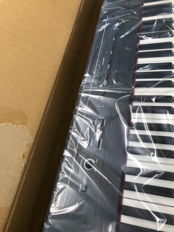 Photo 1 of Alesis Recital – 88 Key Digital Piano Keyboard with Semi Weighted Keys, 2x20W Speakers, 5 Voices, Split, Layer and Lesson Mode, FX and Piano Lessons Recital Piano Only