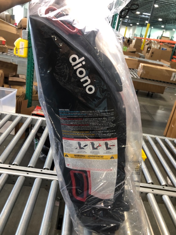 Photo 1 of Diono Radian 3R, 3-in-1 Convertible Car Seat, Rear Facing & Forward Facing, 10 Years 1 Car Seat, Slim Fit 3 Across, Jet Black Radian 3R Fits 3 Across Black Jet