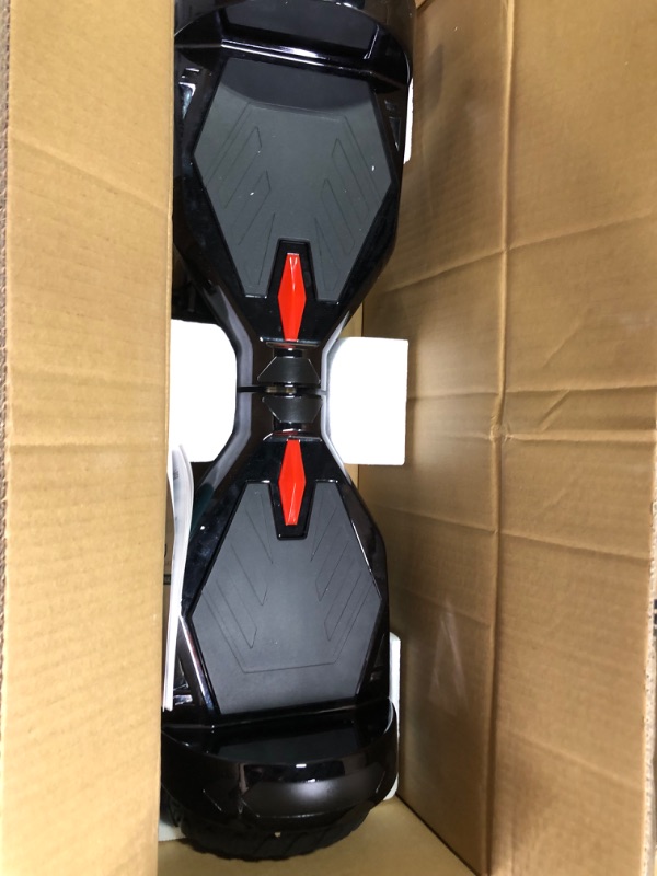 Photo 3 of Gotrax NOVA PRO Hoverboard with LED 6.5" Offroad Tires, Music Speaker and 6.2mph & 5 Miles, UL2272 Certified, Dual 200W Motor and 93.6Wh Battery All Terrain Self Balancing Scooters for Kids Adults
