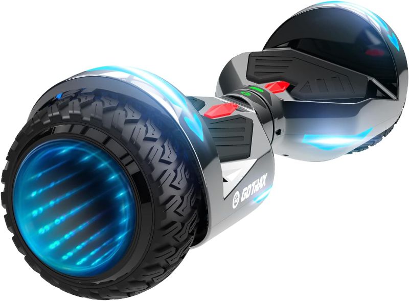 Photo 1 of Gotrax NOVA PRO Hoverboard with LED 6.5" Offroad Tires, Music Speaker and 6.2mph & 5 Miles, UL2272 Certified, Dual 200W Motor and 93.6Wh Battery All Terrain Self Balancing Scooters for Kids Adults
