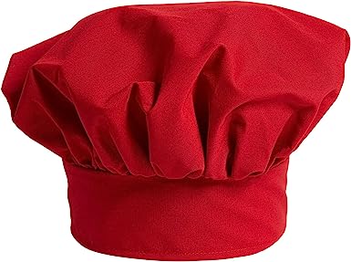 Photo 1 of Unisex Chef Hat 5pk-red