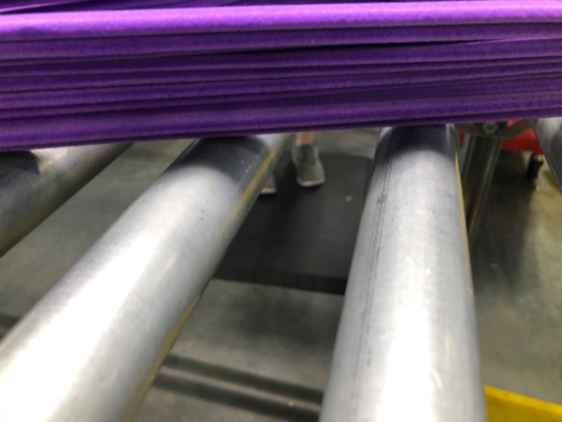 Photo 4 of Zober Nonslip Velvet Hangers, Suit Hangers (10 Pack)-Purple