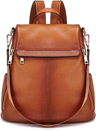 Photo 1 of Kattee Women's Anti-Theft Backpack Purse Genuine Leather Shoulder Bag Fashion Ladies Satchel Bags