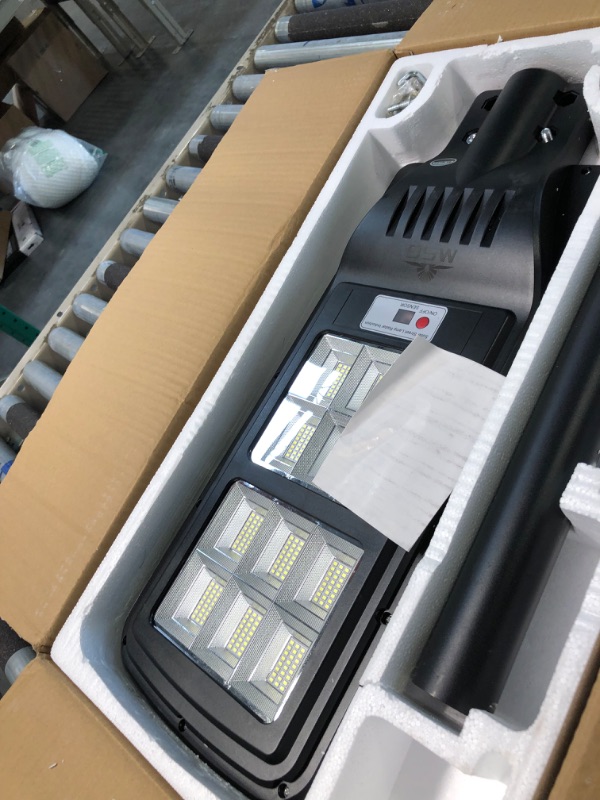 Photo 1 of Avoben 200W Solar Street Lights Outdoor Lamp, 288 LED 10000 Lumen, Light Control, IP65 Waterproof Dusk to Dawn Security Led Flood Light for Yard, Garden, Street, Basketball Court(2 Pack)