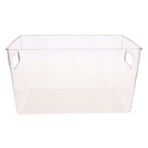 Photo 1 of * organize ur stuff & see what's inside. these clear plastic bins are ideal storage! * size: 11in (L) x 6in (W) x 8in (D) * country of origin: ...
