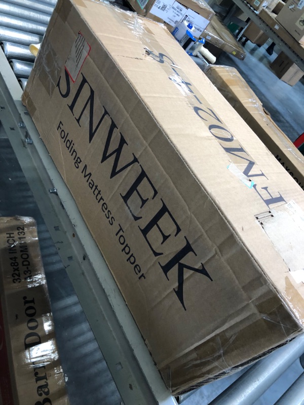 Photo 5 of SINWEEK Memory Foam Folding Mattress with Storage Bag, 4 Inch Foldable Mattress Trifold Mattress Topper, CertiPUR-US Certified Floor Mattress Guest Bed with Bamboo Cover &Waterproof Lining Single(25"x75"x4")