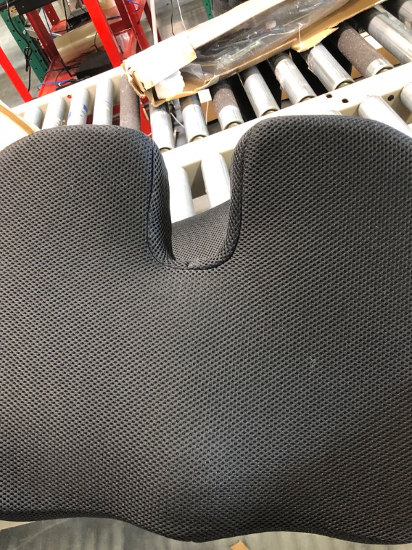 Photo 6 of Amazon Basics Seat Cushion & Lumbar Support, Memory Foam, Black, 2-Pack Seat Cushion & Lumbar Support Memory Foam