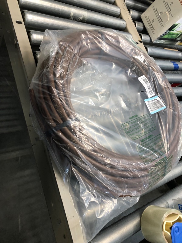 Photo 2 of (100' ft Roll) - USA Made - 1/4-Inch x Irrigation/Hydroponics Dripline with 6-Inch Emitter Spacing (Brown) (100' Foot Roll)