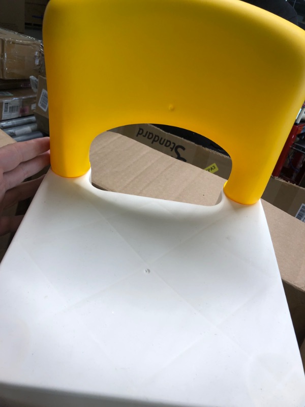 Photo 1 of burgkidz Plastic Kids 2 Chairs, Durable and Lightweight, 9.3" Height Seat, Indoor or Outdoor Use for Ages 2 and Up 
