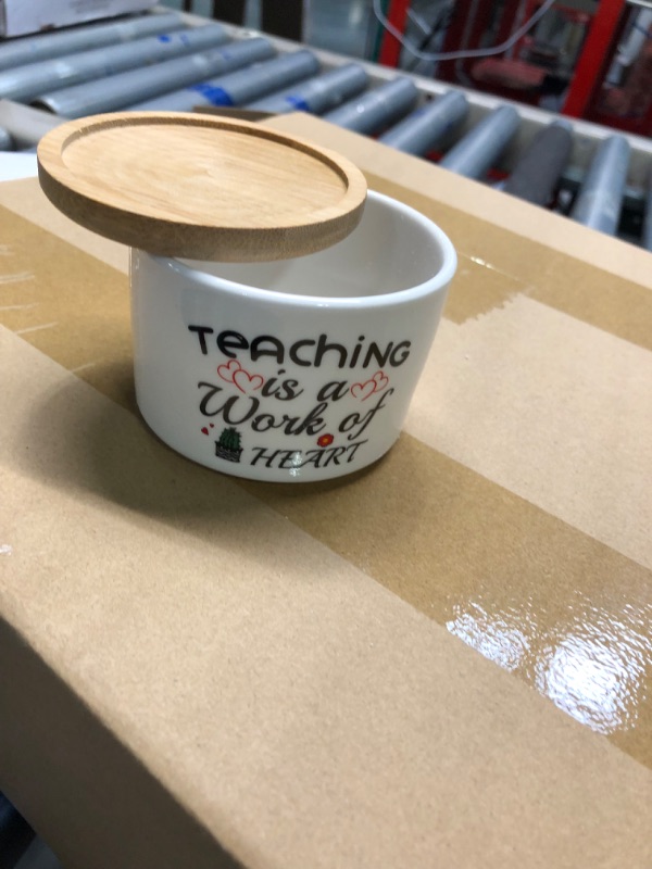 Photo 3 of 30 Pieces Teacher Appreciation Gift Sets Include Funny Teacher Succulent Plant Pot Teacher Coffee Tea Mugs Teacher Gift Key Chain Teacher Greeting Card for Teacher Christmas Birthday Retirement Gifts