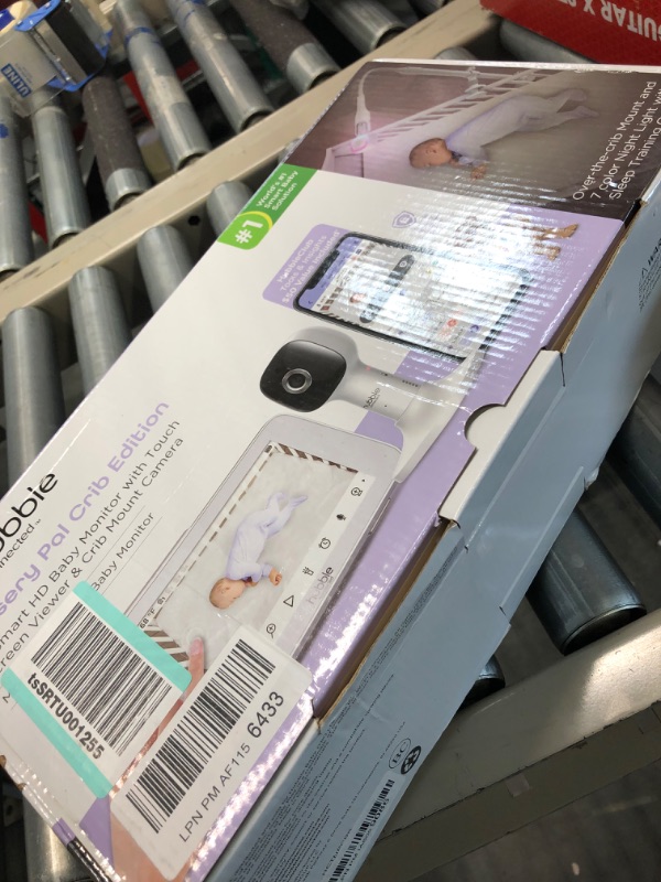 Photo 4 of HUBBLE CONNECTED Nursery Pal Crib Edition – Smart Video Baby Monitor with 5" Touch Screen Display and Wi-Fi Connectivity, 7-Color Night Light and Sleep Trainer
