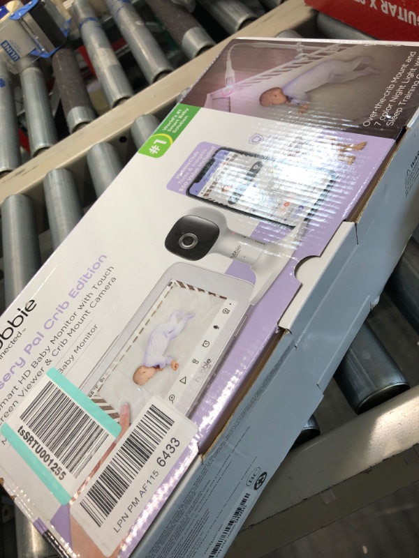 Photo 1 of HUBBLE CONNECTED Nursery Pal Crib Edition – Smart Video Baby Monitor with 5" Touch Screen Display and Wi-Fi Connectivity, 7-Color Night Light and Sleep Trainer
