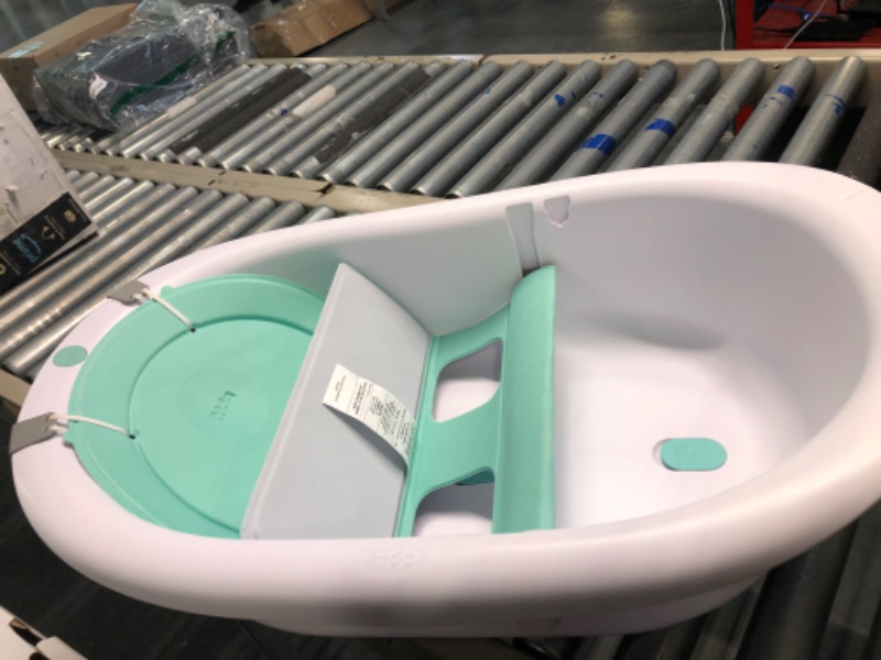 Photo 3 of 4-in-1 Grow-with-Me Bath Tub by Frida Baby Transforms Infant Bathtub to Toddler Bath Seat with Backrest for Assisted Sitting in Tub