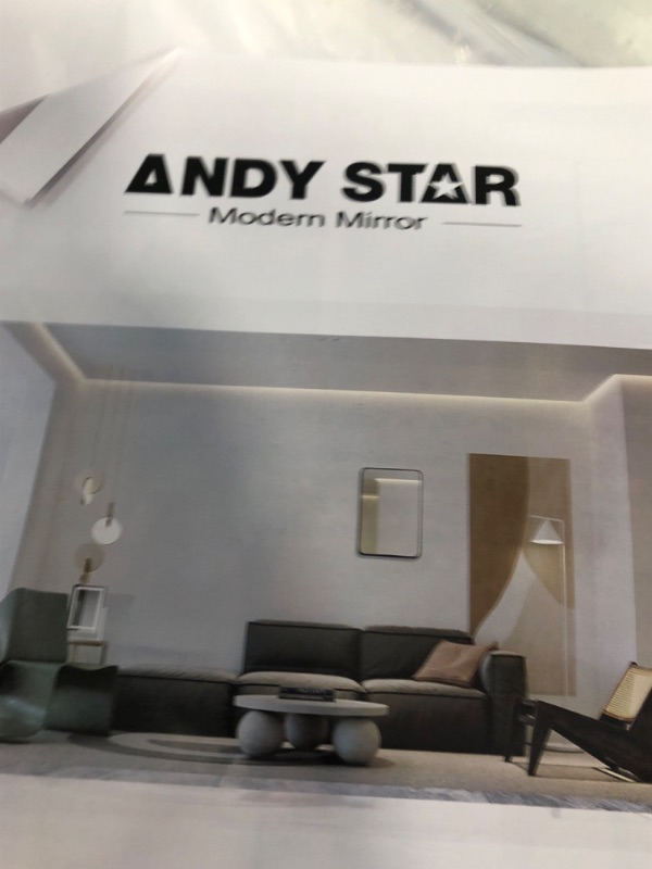 Photo 1 of ANDY STAR Oval Gold Mirror, 20x33’’ Oval Brass Mirror Stainless Steel Metal Frame Mirror for Bathroom, Entryway, Living Room, Contemporary 1" Deep Set Design Wall Mount Hangs Vertical or Horizontal Gold 20" x 33"