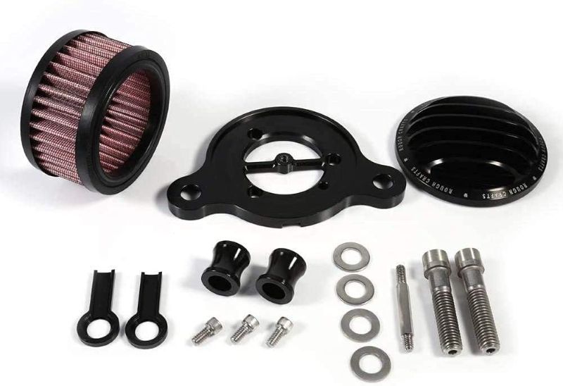 Photo 1 of Air Cleaner Intake Filter System Kit For Harley Sportster XL883 XL883N XL883R XL883P XL1200 XL1200L XL1200X Iron 883 Forty Eight XL1200X 2004-2016 Billet Aluminum CNC Machined Washable