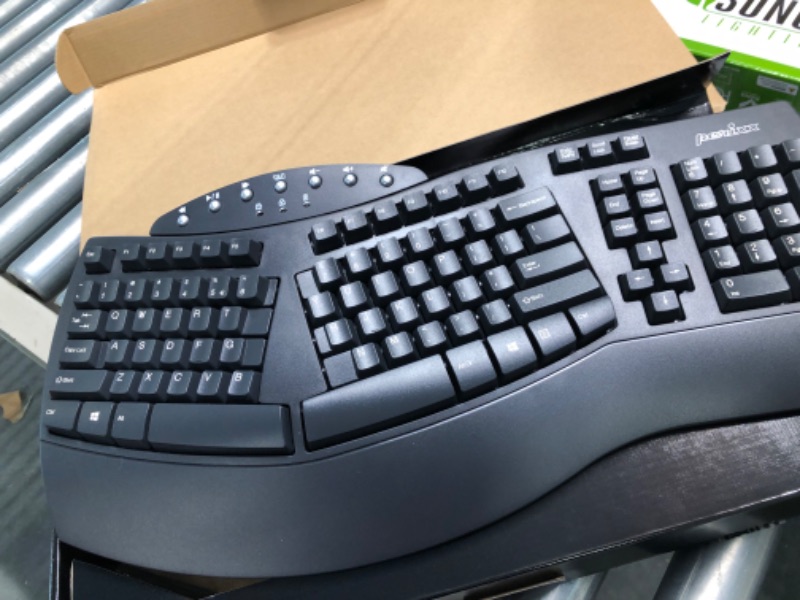 Photo 2 of Wireless Ergonomic Keyboard with Gel Wrist Rest Bundle