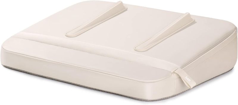 Photo 1 of SAIJI Laptop Lap Desk - Computer Lap Desk with Pillow Cushion, Fits up to 17 inch Laptop, MacBookAir, with Storage FunctionX0033XE2I3
