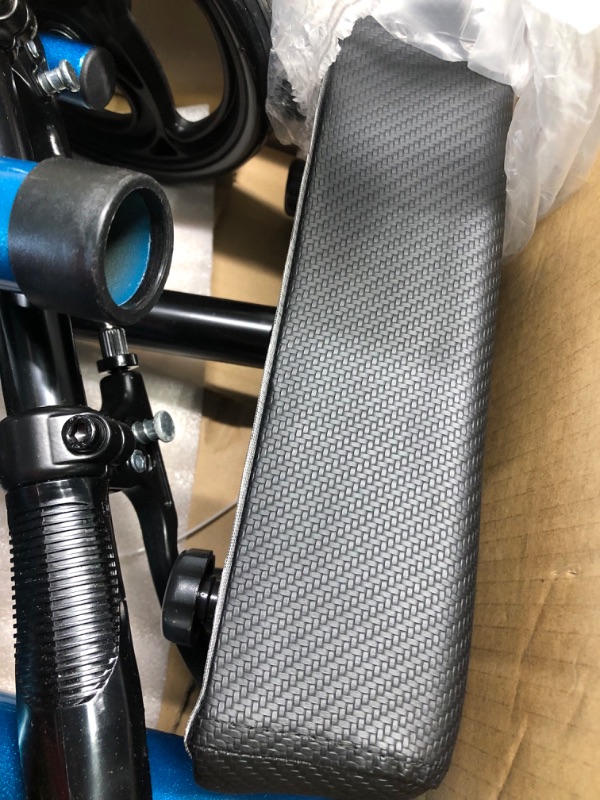 Photo 1 of Healconnex Knee Scooter?Steerable Knee Walker, Economical Knee Scooter for Foot Injuries Best Crutches Alternative Blue