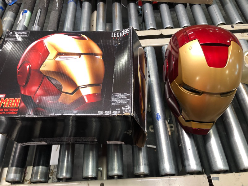 Photo 2 of Marvel Legends Iron Man Electronic Helmet - Multicolor