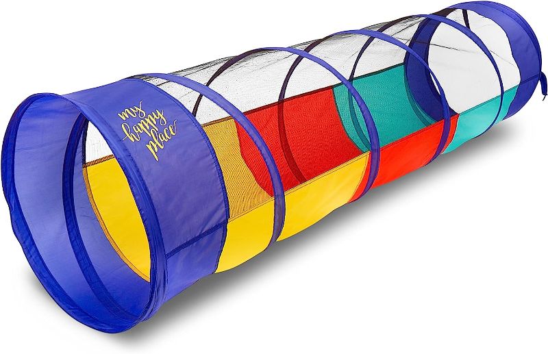 Photo 1 of Kids Play Tunnel for Toddlers, Pop Up Crawl Baby Tunnel Toy 6 Ft., Kids Tunnel for Kids Toddlers Dogs Babies Infants, Children Tunnel Indoor & Outdoor Crawl Through Action Toy Tunnel Great Gift
