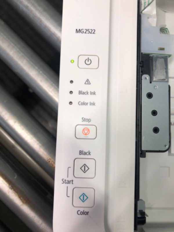 Photo 1 of Canon PIXMA MG2522 Wired All-in-One Color Inkjet Printer, Scanner & Copier, White + Printer Cable
