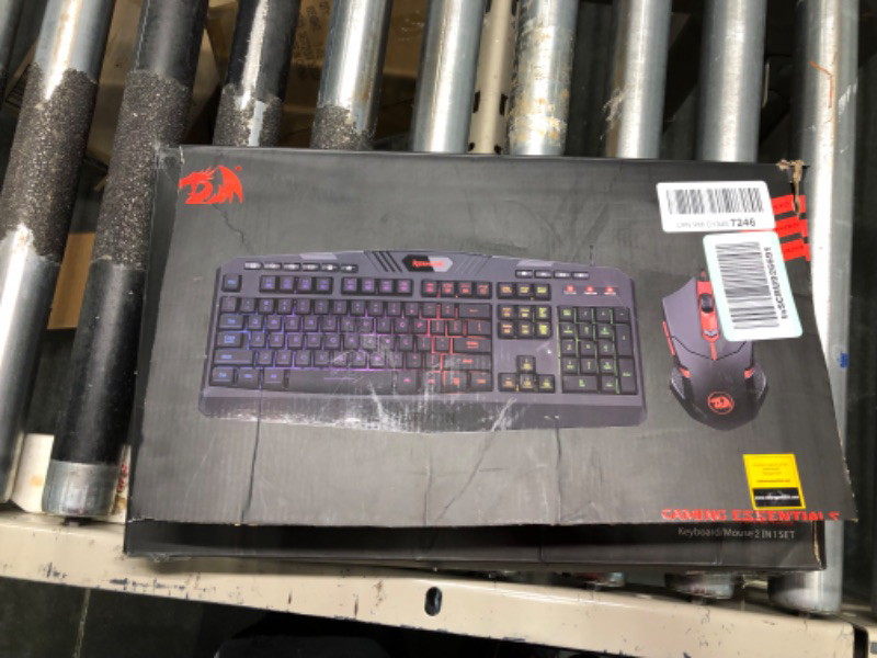 Photo 2 of Redragon S101 Gaming Keyboard, M601 Mouse, RGB Backlit Gaming Keyboard, Programmable Backlit Gaming Mouse, Value Combo Set [New Version] Black