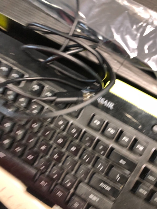 Photo 3 of ***MISSING MOUSEPAD*** CORSAIR K57 RGB Wireless Gaming Keyboard, Black - 15 RGB LED Zones - USB Pass Through - High-Performance Mouse Pad Optimized for Gaming Sensors, Black