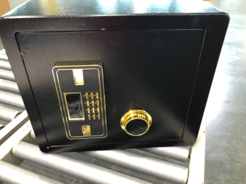 Photo 1 of 2.12 Cub Safe Box Fireproof Waterproof, Security Home Safe with Fireproof Document Bag, Large Fireproof Safe Box for Home with Inner Cabinet and LCD Display, Safe Box for Money Jewelry Documents 2.12Cub