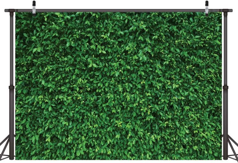 Photo 1 of  Green Leaves Photography Backdrops Nature Backdrop Birthday Background for Birthday Party Seamless Photo Booth Prop Backdrop
