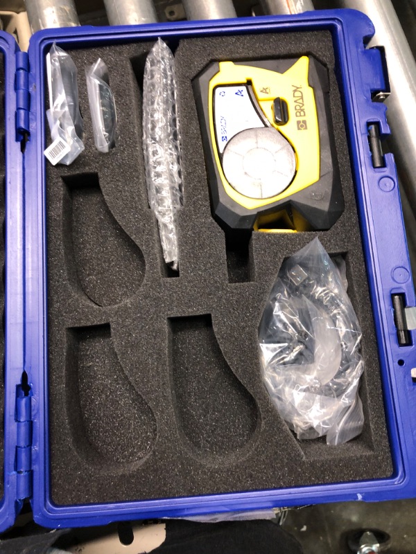 Photo 6 of Brady M211 Portable Bluetooth Label Printer Kit (M211-KIT), Yellow/Black