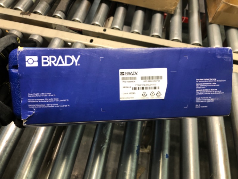 Photo 1 of Brady M211 Portable Bluetooth Label Printer Kit (M211-KIT), Yellow/Black