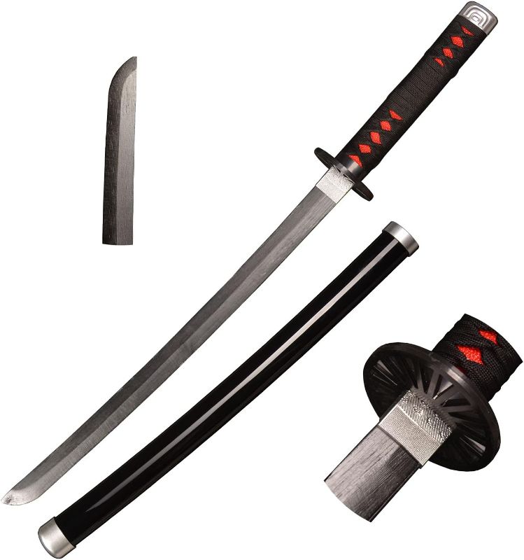 Photo 1 of  Cosplay Anime Katana WOODEN  Swords, Tanjirou Samurai