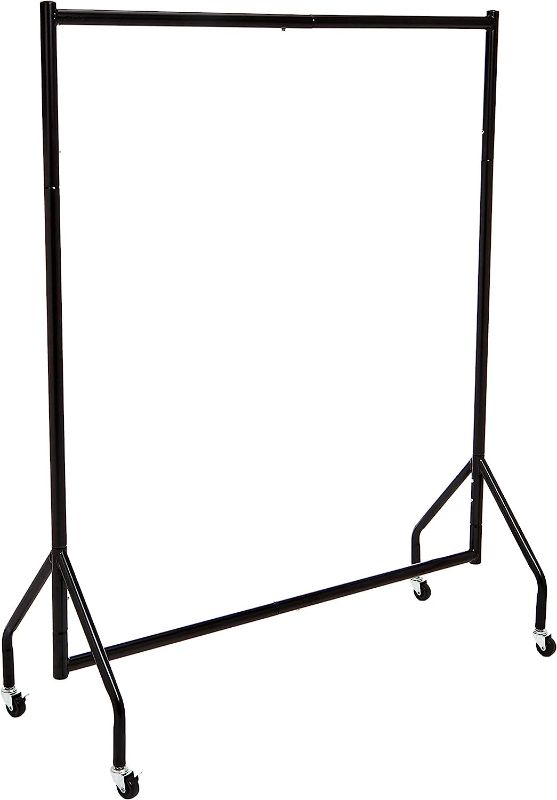 Photo 1 of Amazon Basics Heavy Duty Rolling Garment Rack, Hanging Clothes Organizer Rail for Display and Storage, 48 x 60 Inches - Black
Visit the Amazon Basics Store