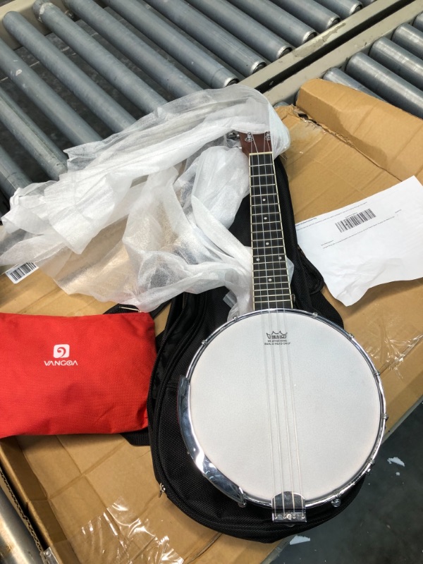 Photo 4 of Banjo Ukulele 4 String Banjos lele Ukelele Uke Concert 23 Inch Size (Type 4) Concert Banjolele