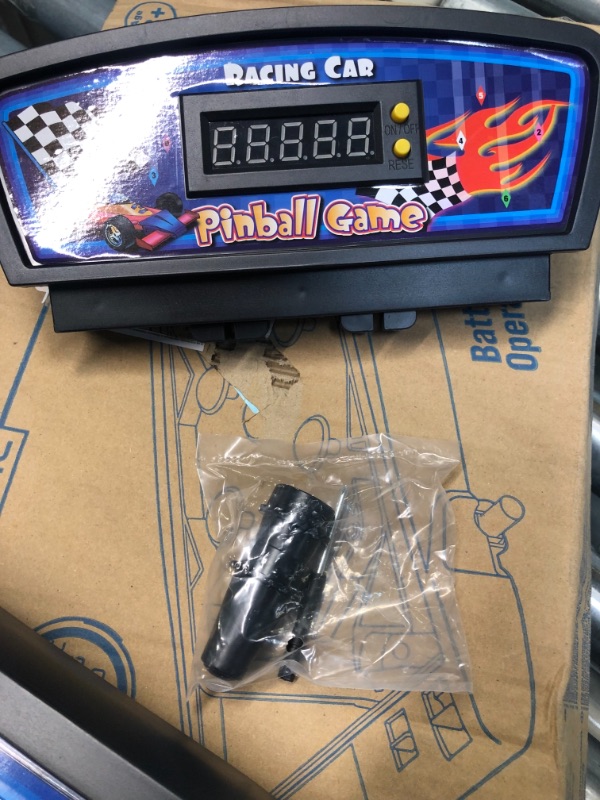 Photo 1 of Trisquirrel Pinball Machine, Electronic Tabletop Pinball Game 16.5 Inch with Lights & Sounds , LED Digital Scoreboard--Ideal for Family Fun