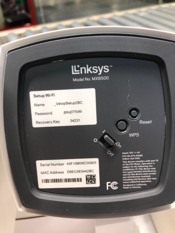 Photo 5 of Linksys MX8503 Atlas Max 6E Tri-Band Mesh Wi-Fi 6E System (3 Pack)