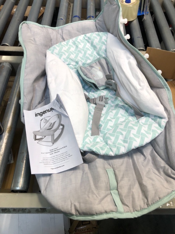 Photo 4 of Ingenuity Keep Cozy 3-in-1 Grow with Me Baby Bouncer, Rocker &#38; Toddler Seat - Weaver