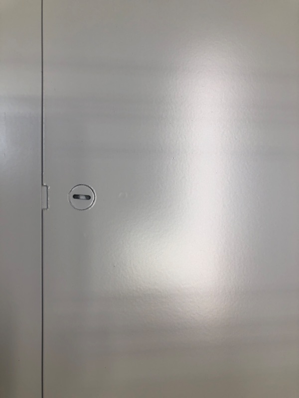 Photo 3 of WHITE CABANET DOOR WITH LOCK NO KEY