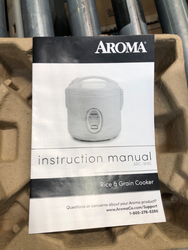 Photo 5 of Aroma Housewares 8-Cup (Cooked) (4-Cup UNCOOKED) Cool Touch Rice Cooker (ARC-914S)
