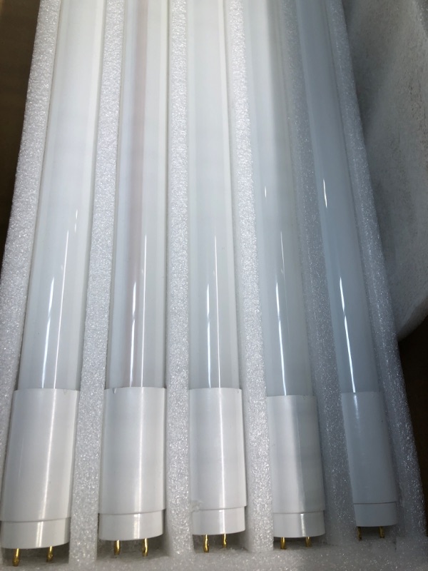 Photo 2 of 20 Pack 3CCT 4FT LED T8 Hybrid Type A+B Light Tube, 18W, 4000K/5000K/6500K Selectable, Plug & Play or Ballast Bypass, Single or Double End Powered, 2300lm, Frosted Cover, T8 T10 T12, 120-277V, UL, FCC